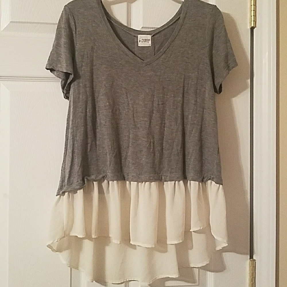 Gray Boutique Top - Medium